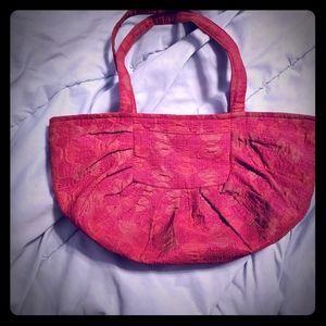 Fushia and orange purse